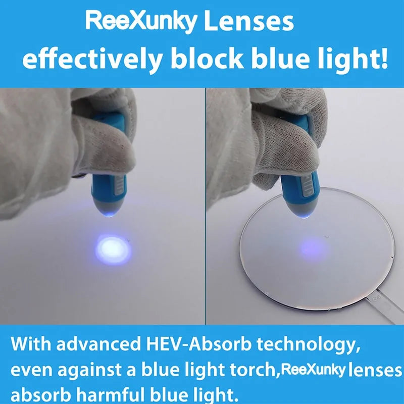 Blue Light Blocking Computer Glasses: Photochromic Lens Eyewear Frames for Eye Protection