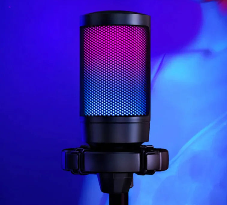 A6 Microphone RGB Lights Computer Desktop Dedicated Dubbing