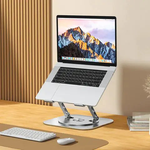 360° Rotatable Laptop Stand - Foldable & Portable Computer Stand for All MacBook/Laptops